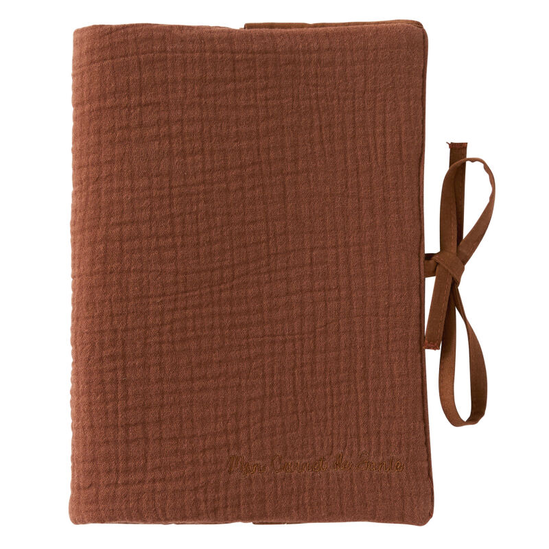 Bbco - protège carnet santé - terracotta 